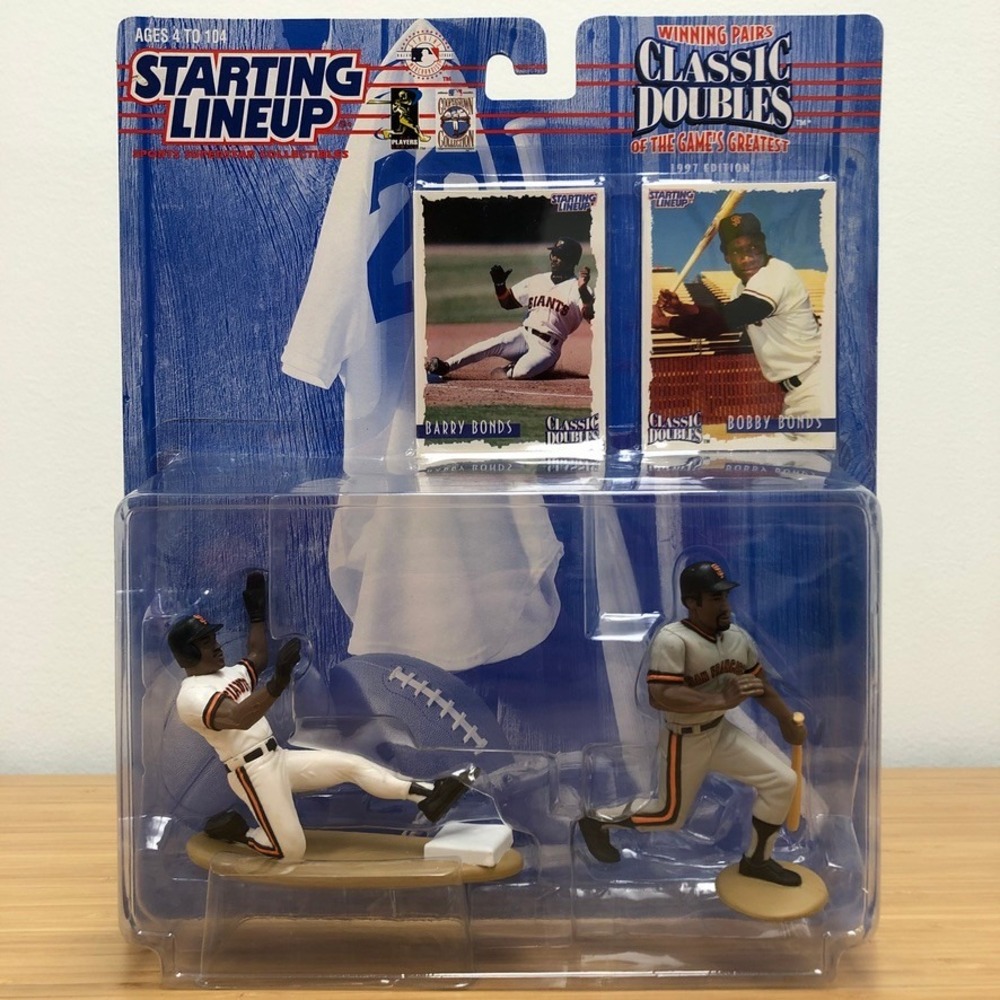 Kenner Starting Lineup Classic Doubles Barry & Bobby Bonds SF Giants 1997‎ NIB